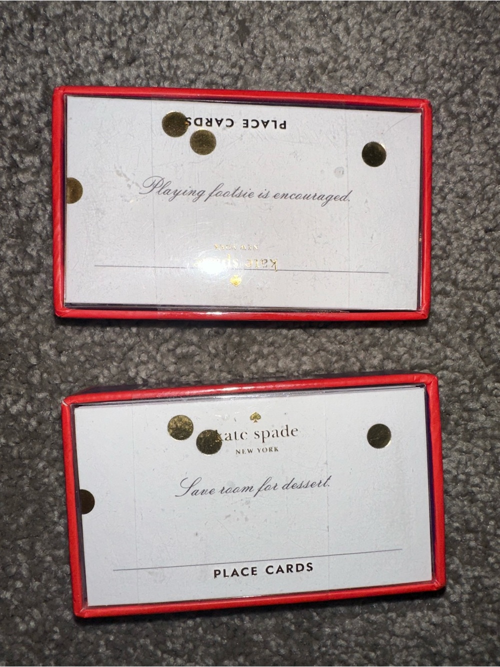 NEW Kate spade place cards